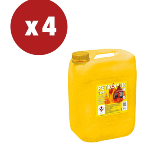 Combustibile liquido petropur top 4 taniche da 18lt - TOTALE DI 77 LITRI